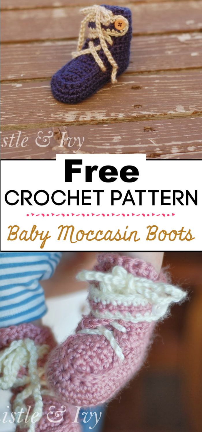 4. Baby Moccasin Boots