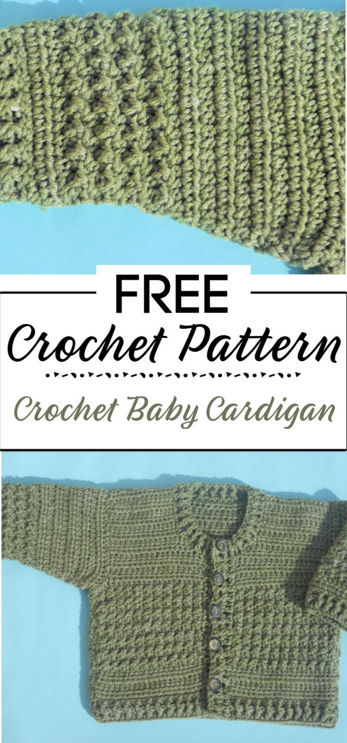 5. Crochet Baby Cardigan