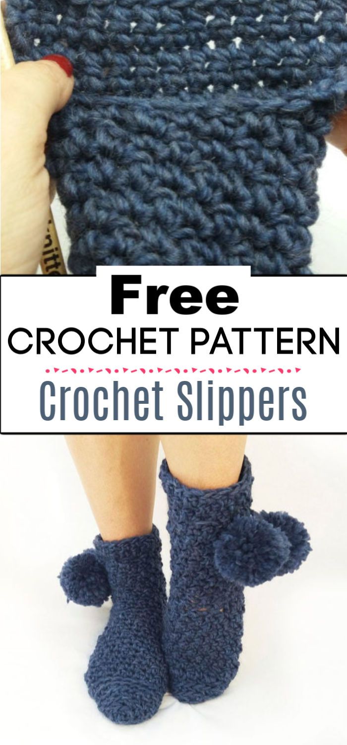 6.Crochet Slippers