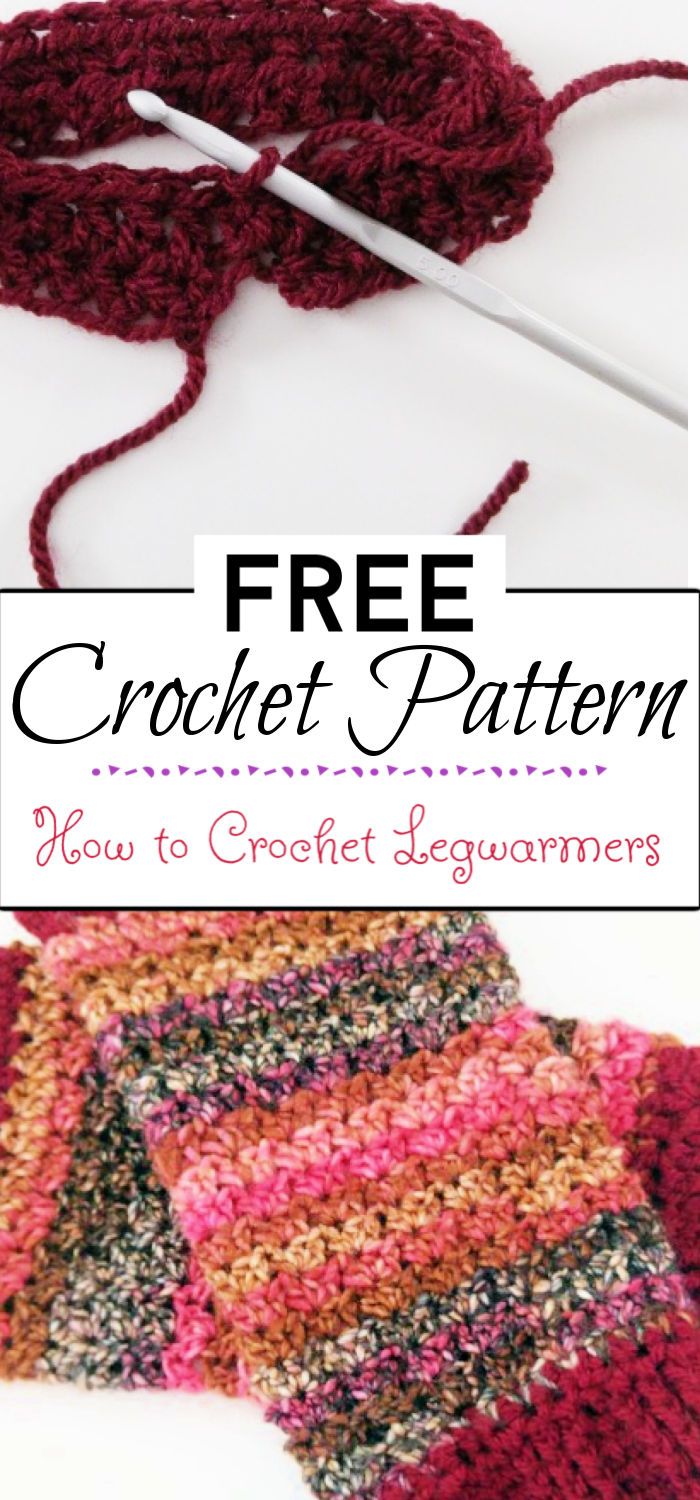7. How to Crochet Legwarmers