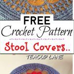 8. Crocheted Stool Covers..