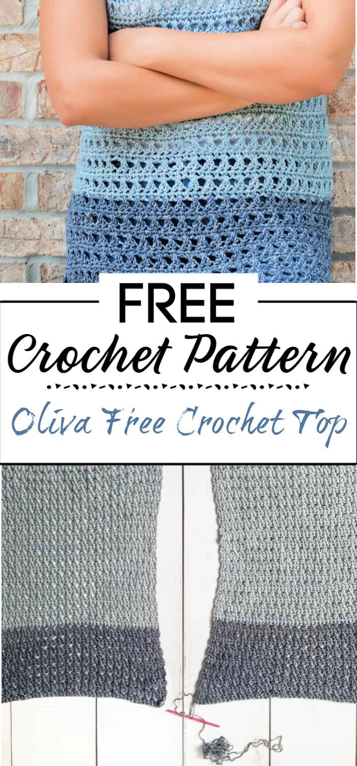 8. Oliva Free Crochet Top Pattern