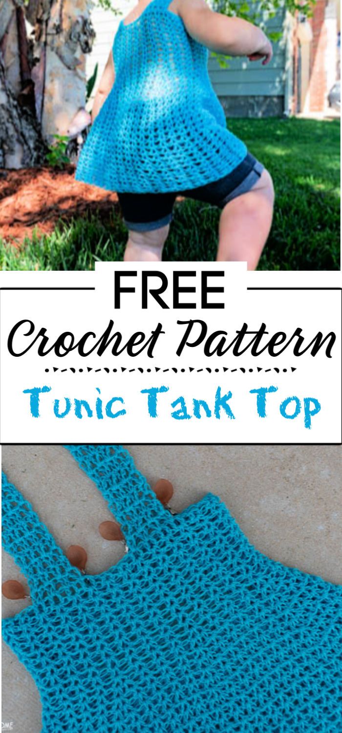92. Tunic Tank Top Free Crochet Pattern