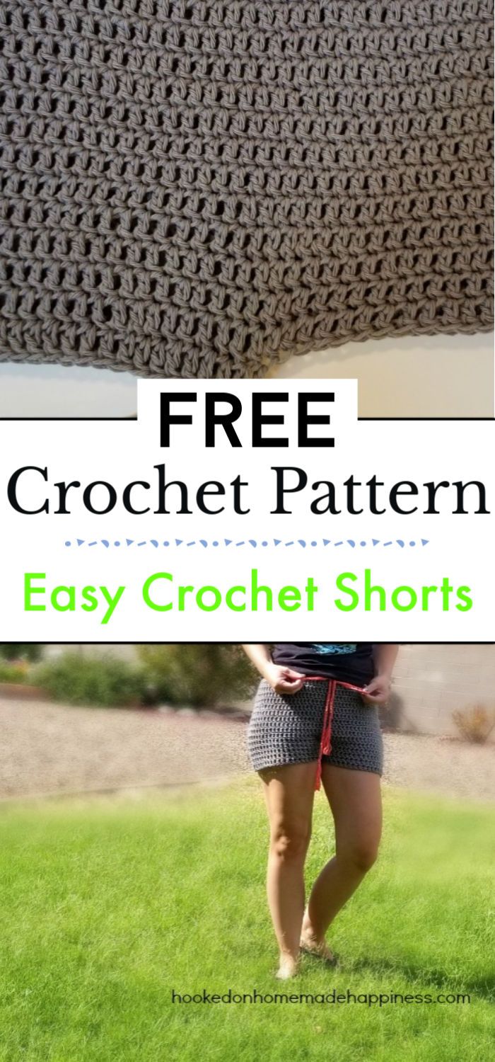 1. Easy Crochet Shorts