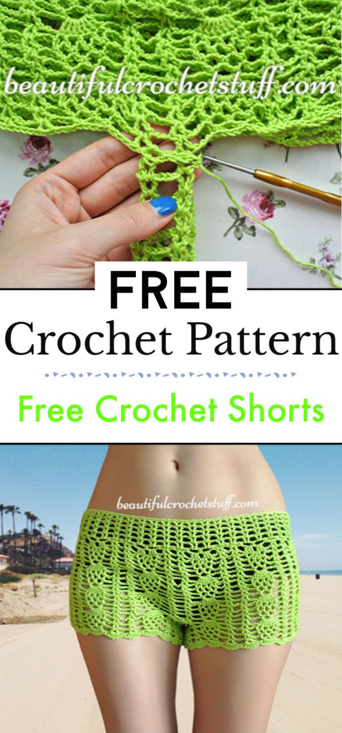 2. Free Crochet Shorts Pattern
