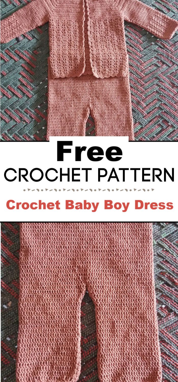 4. Crochet Baby Boy Dress