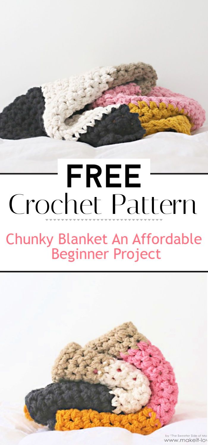5. How To Crochet A Chunky Blanket An Affordable Beginner Project