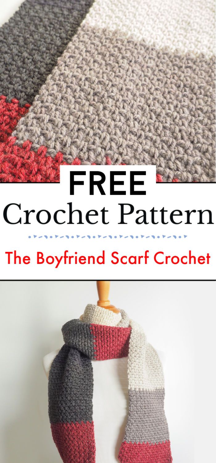 92. The Boyfriend Scarf Crochet Pattern