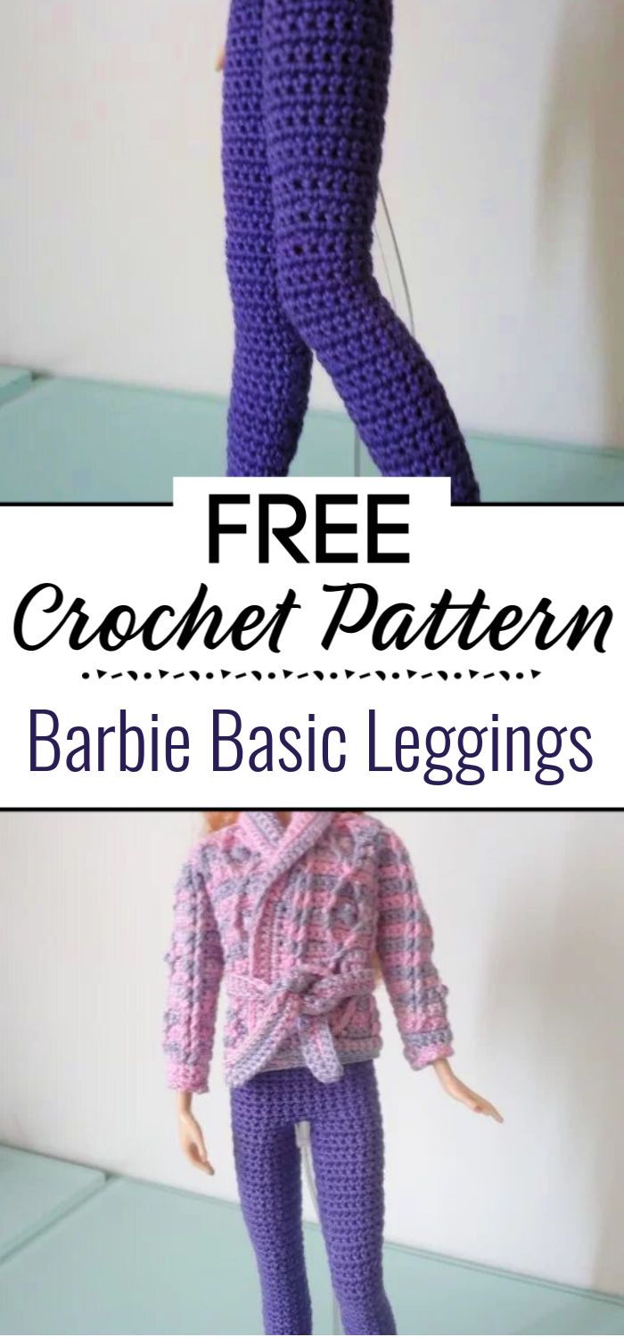 Barbie Basic Leggings Free Crochet Pattern