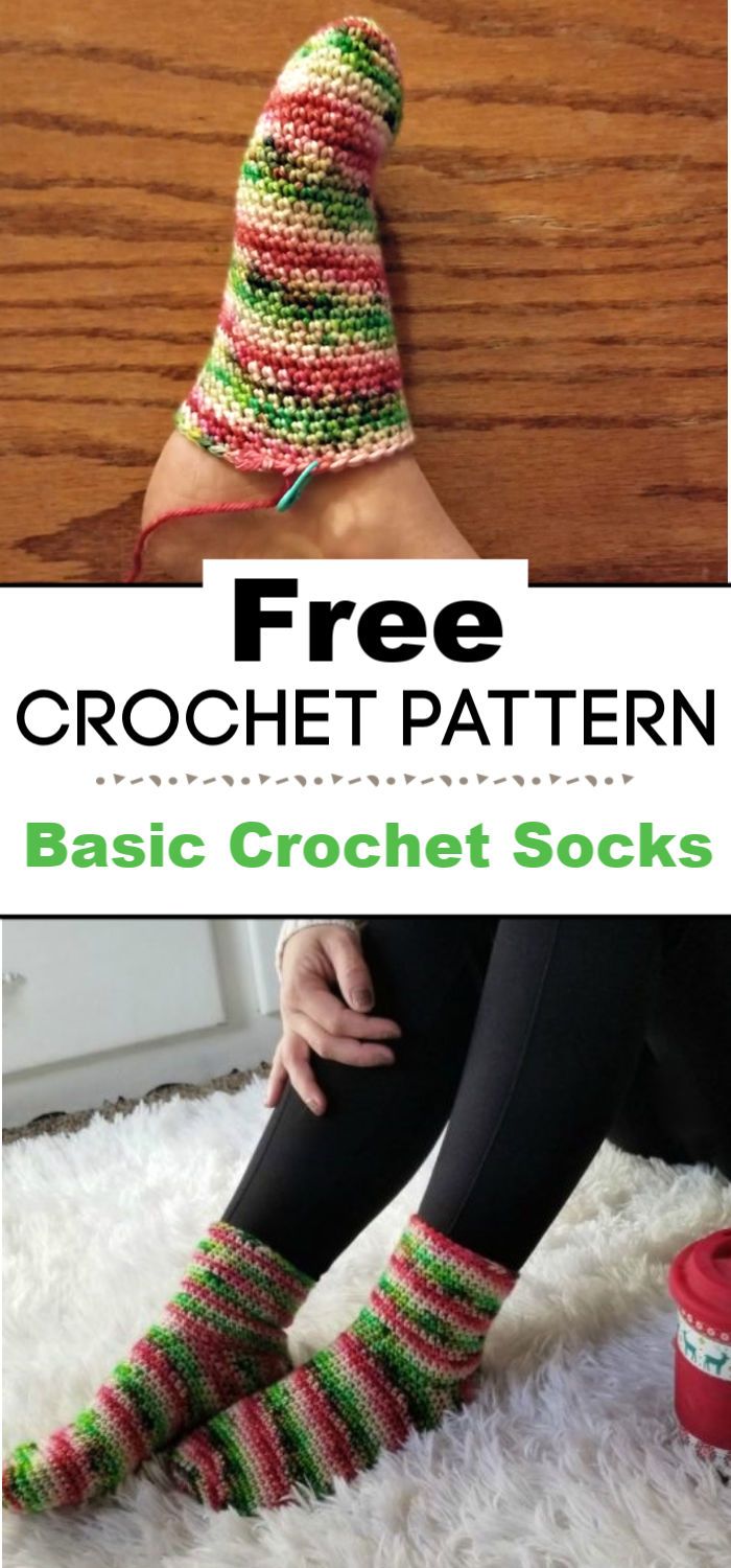 14 Free Crochet Socks Pattern - Crochet with Patterns