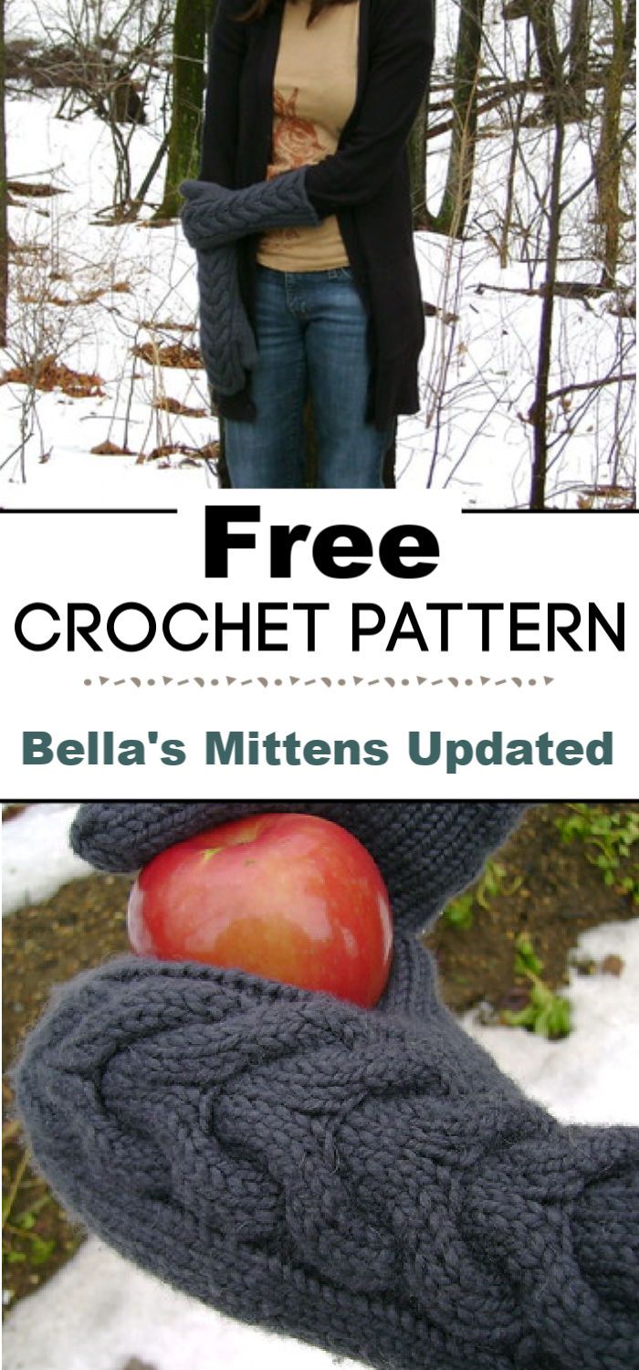 Bellas Mittens Updated Pattern