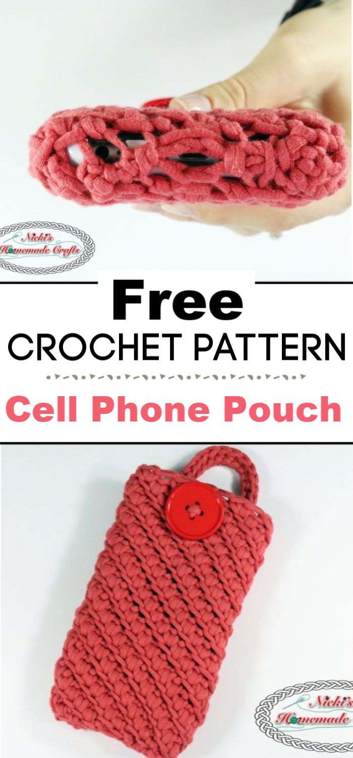 Cell Phone Pouch Free Crochet Pattern
