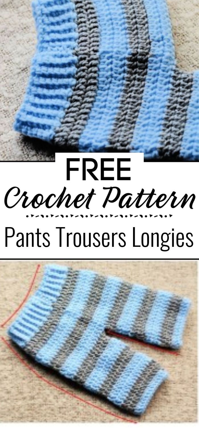 Crochet Baby Pants Trousers Free Pattern