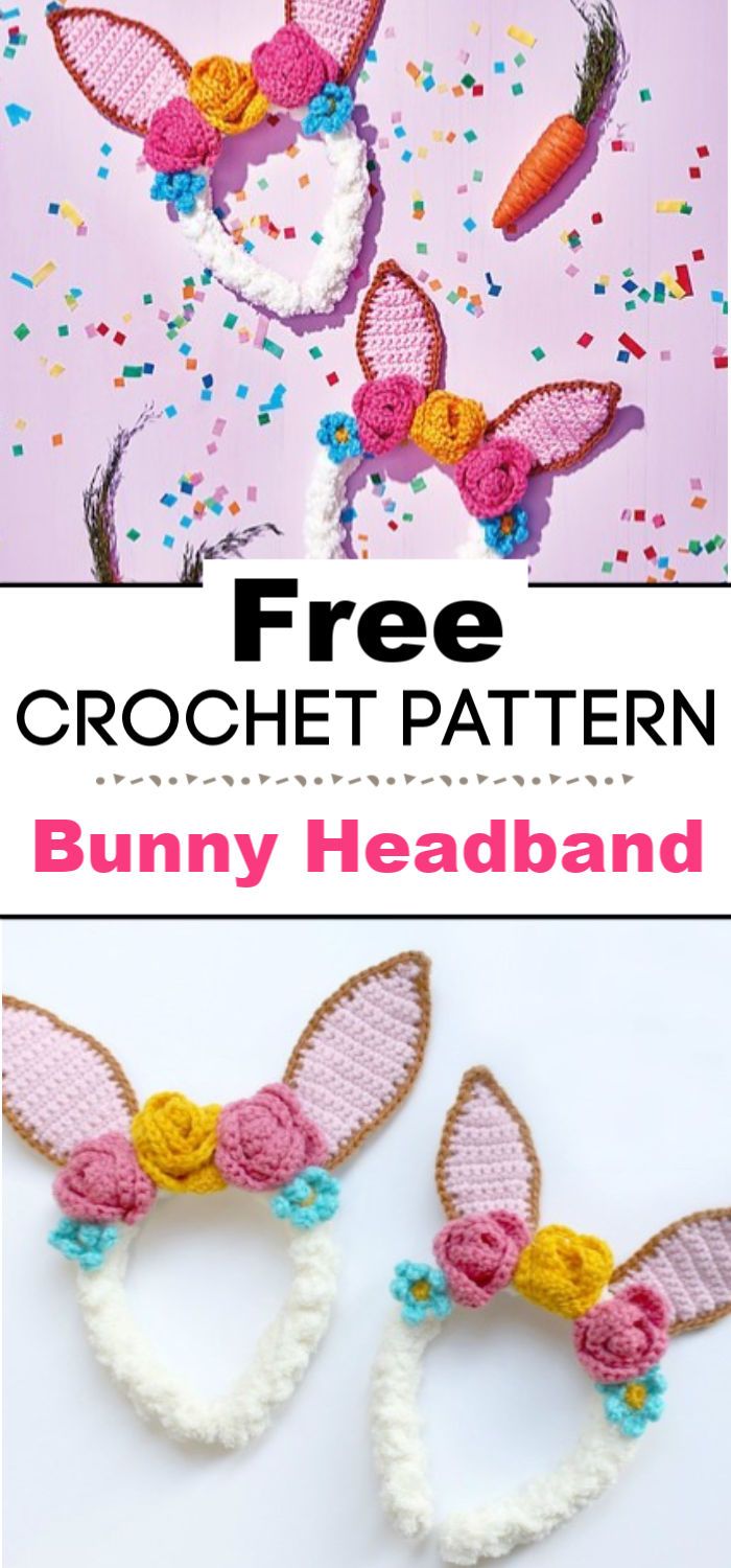 Crochet Bunny Headband