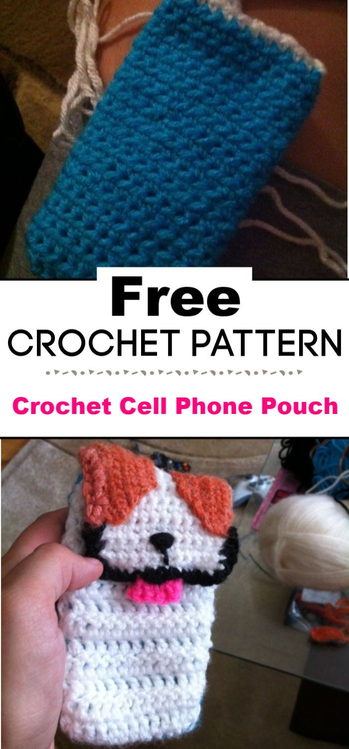 Crochet Cell Phone Pouch