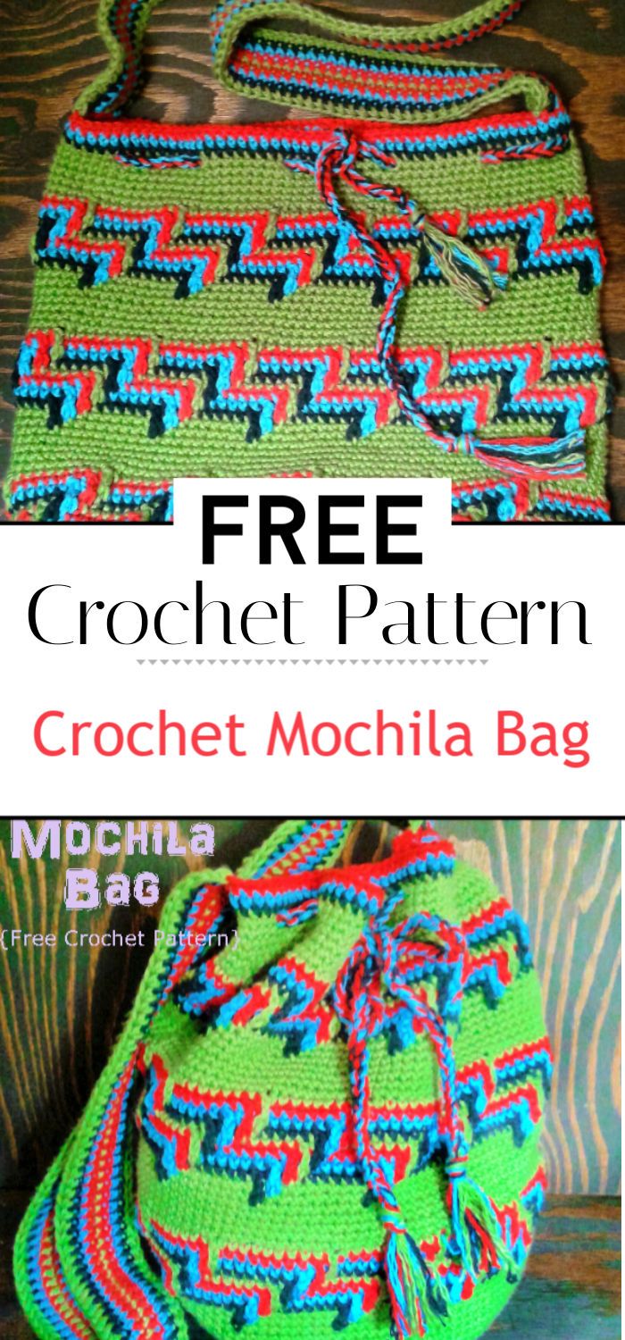 Crochet Mochila Bag Free Crochet Pattern