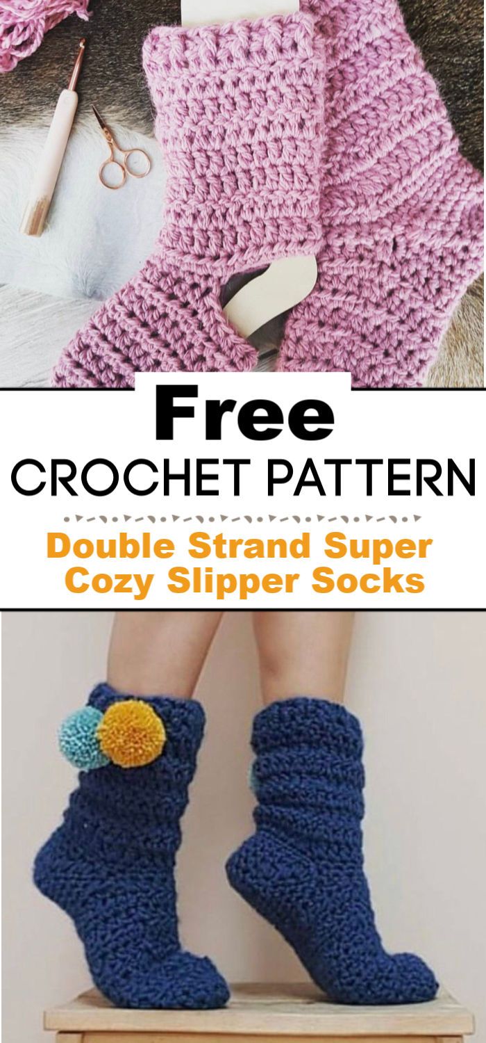14 Free Crochet Socks Pattern - Crochet with Patterns