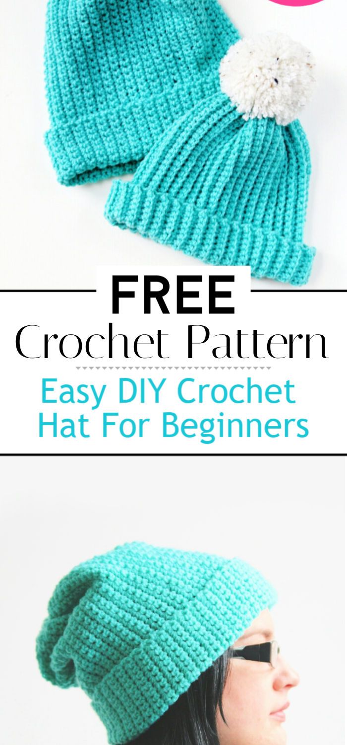 Easy DIY Crochet Hat Pattern For Beginners