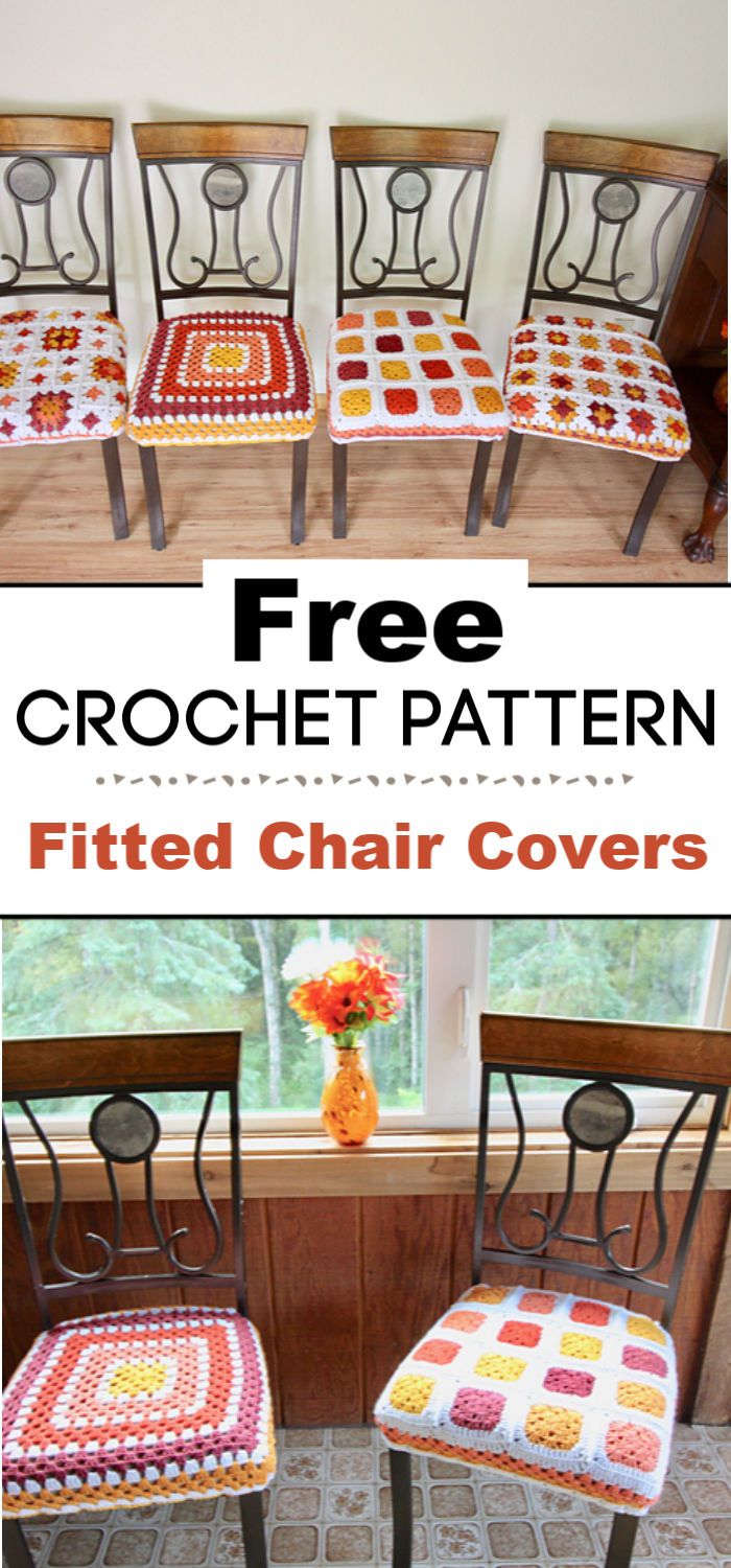 Fitted Chair Covers Free Crochet Pattern