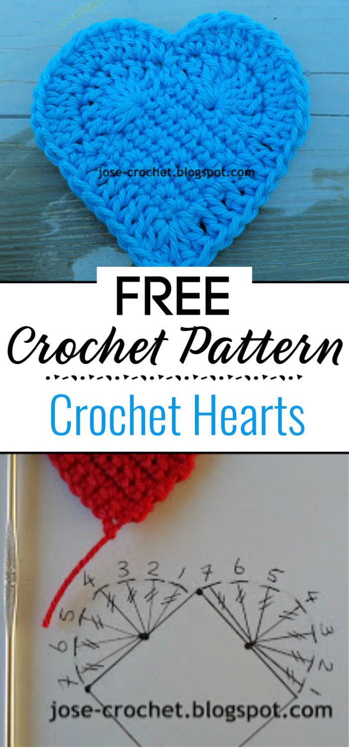 Free Crochet Pattern Heart