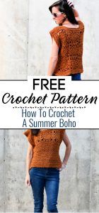 13 Crochet Boho Tank Top Free Pattern - Crochet with Patterns
