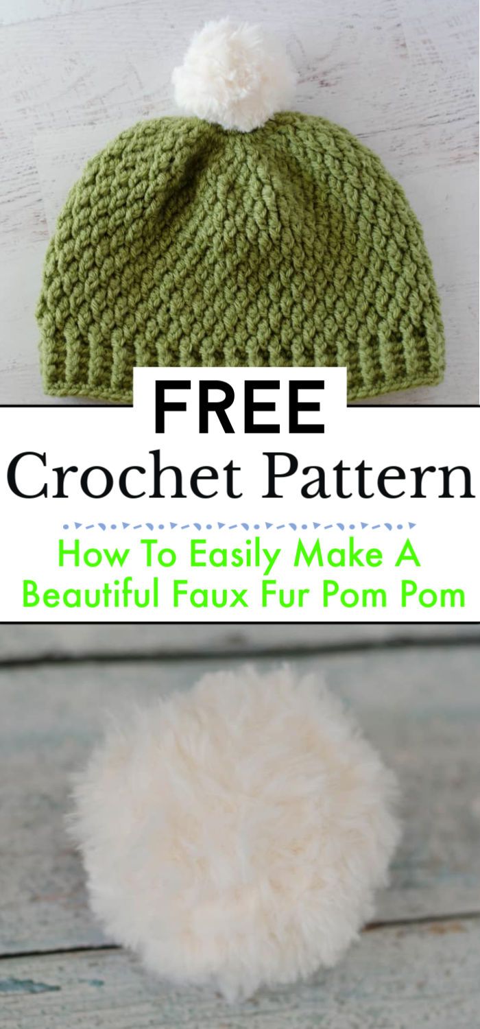 How To Easily Make A Beautiful Faux Fur Pom Pom