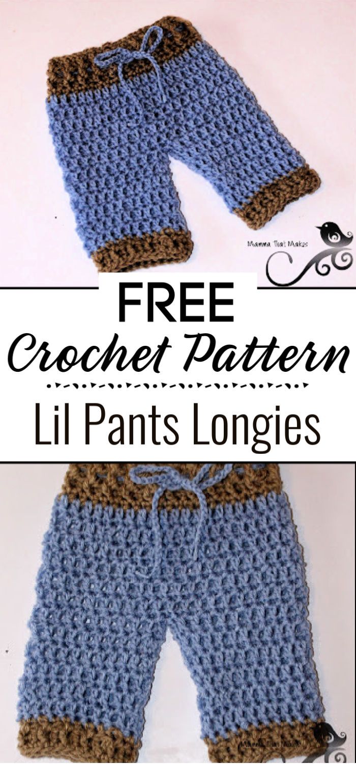Lil Pants Free Pattern
