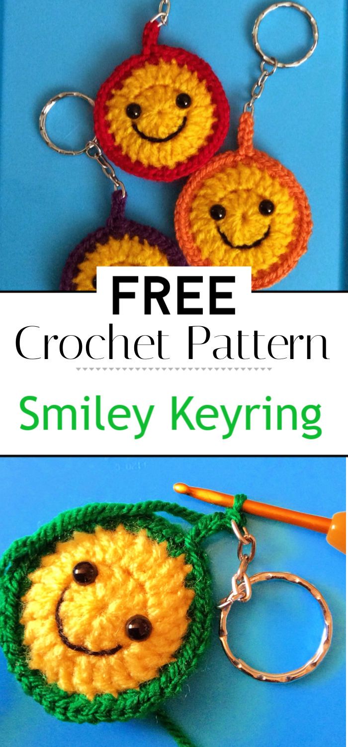 Smiley Keyring Pattern