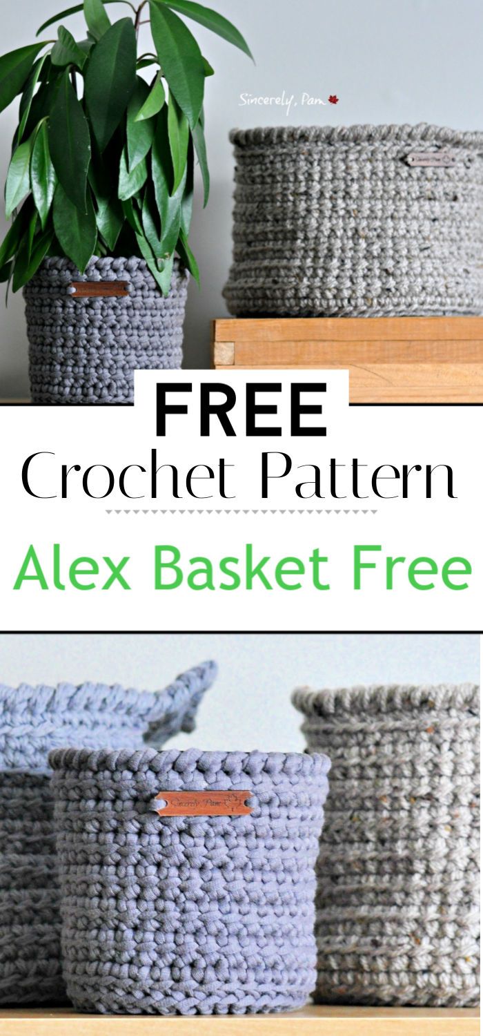 Alex Basket Free Pattern