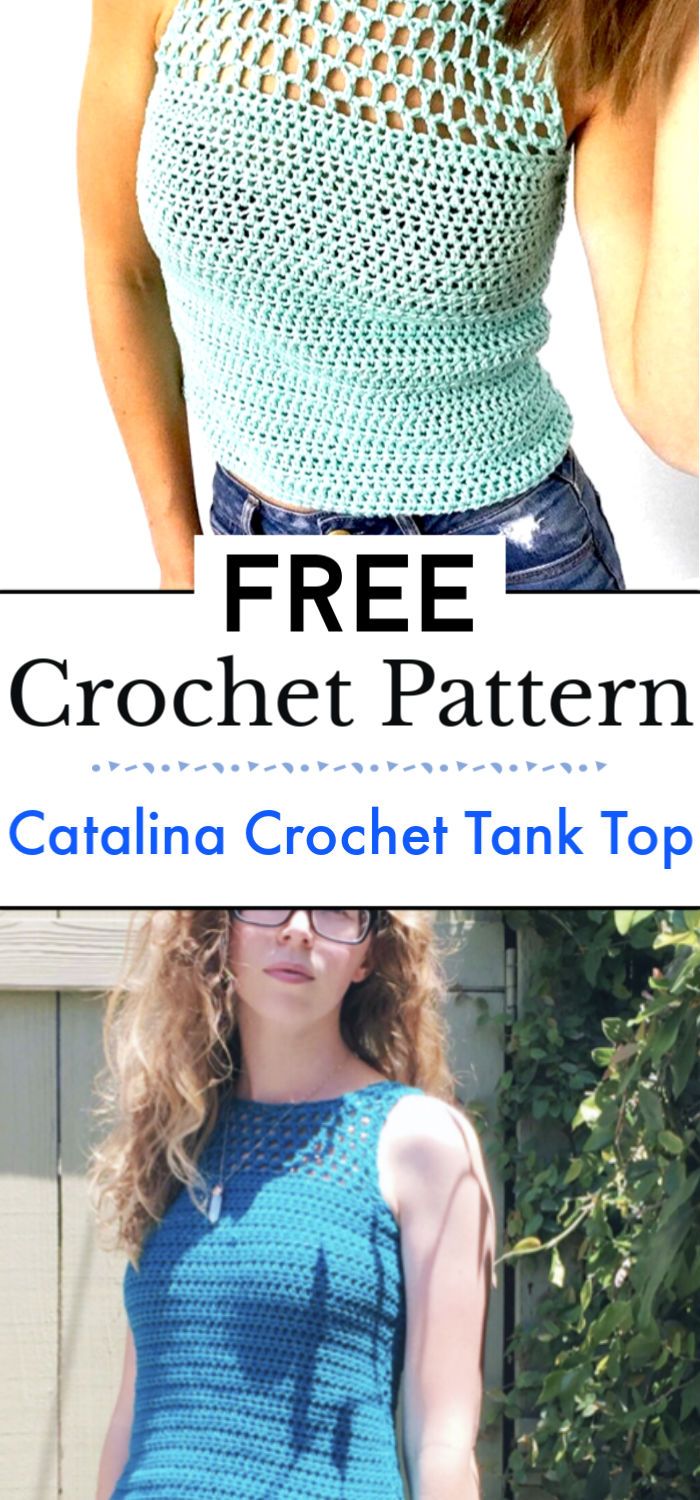 Catalina Crochet Tank Top Free Pattern