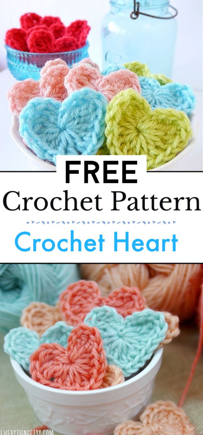 Crochet Heart Video Free Crochet Pattern