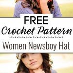 Crochet Women Newsboy Hat Pattern