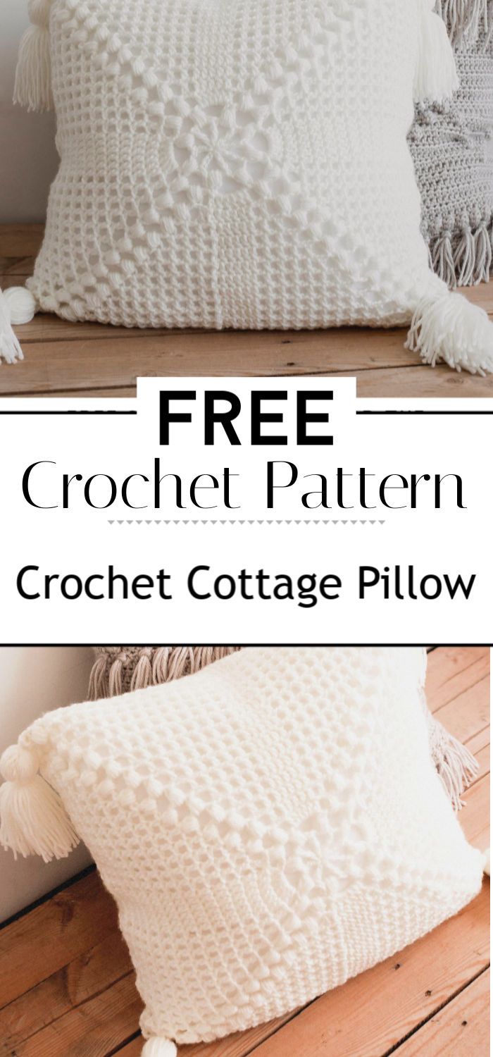 Free Pattern for the Crochet Cottage Pillow
