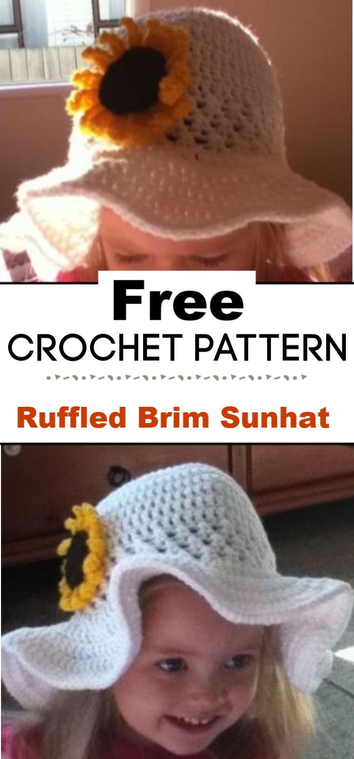 Free Ruffled Brim Sunhat Pattern