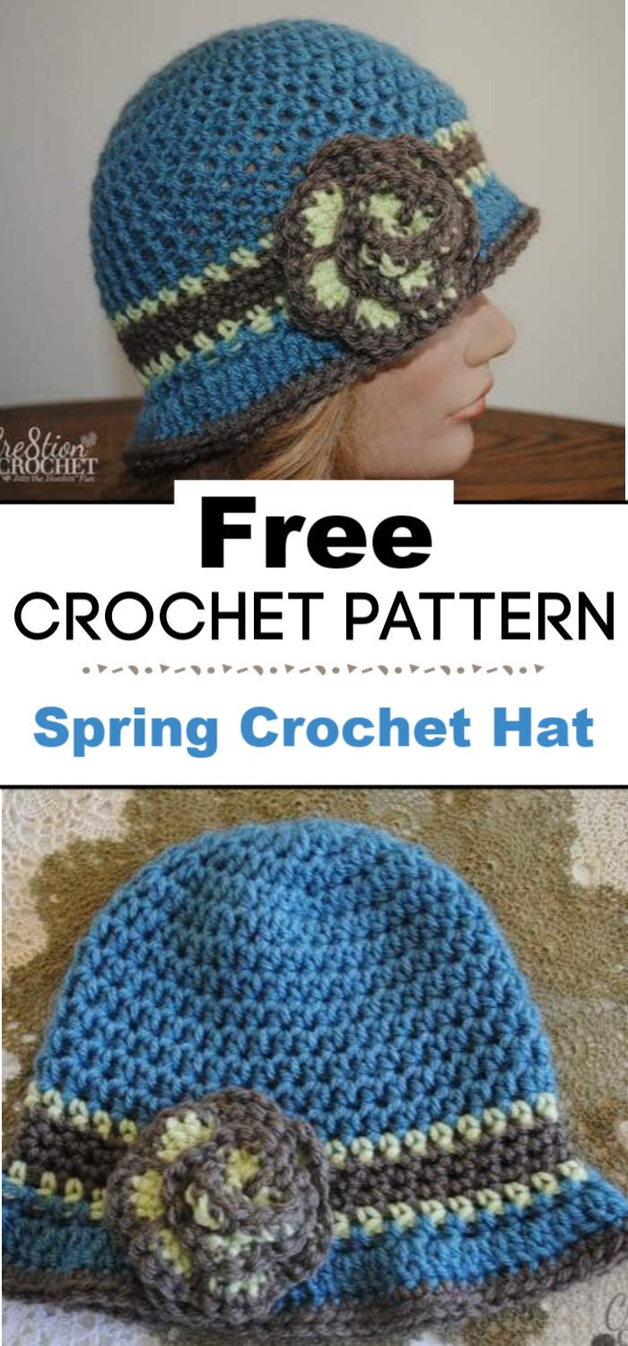 Free Spring Crochet Hat Pattern