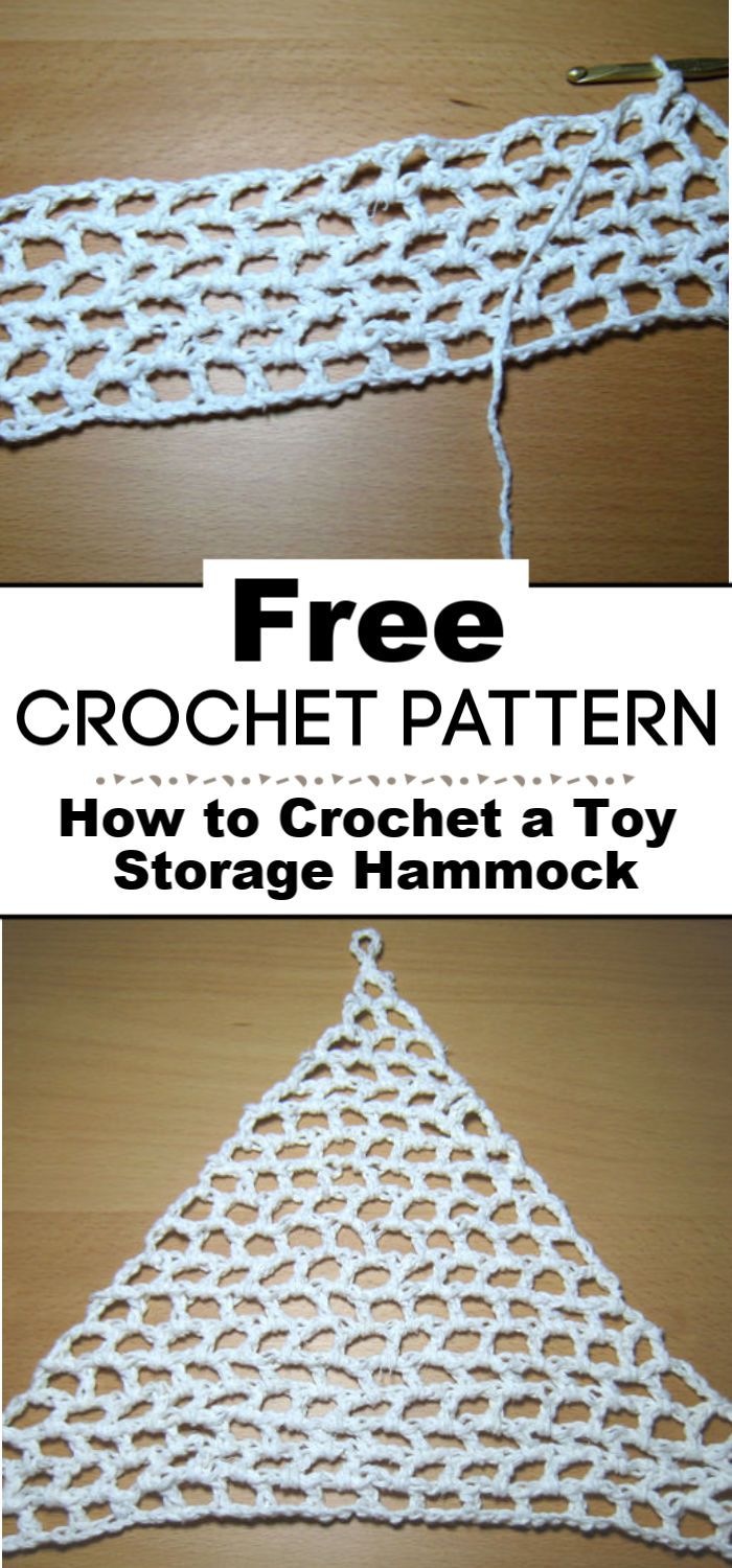 How to Crochet a Toy Storage Hammock