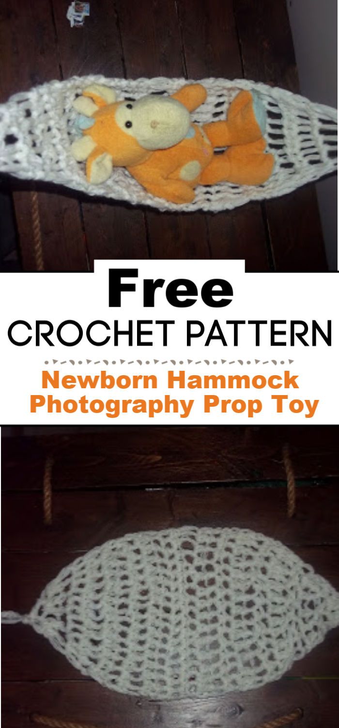 Newborn Hammock Photography Prop Toy Hammock Free Crochet Pattern