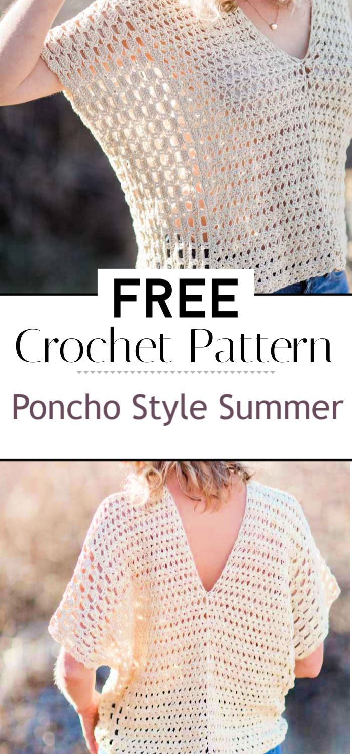 10 Free Crochet Poncho Patterns - Crochet with Patterns