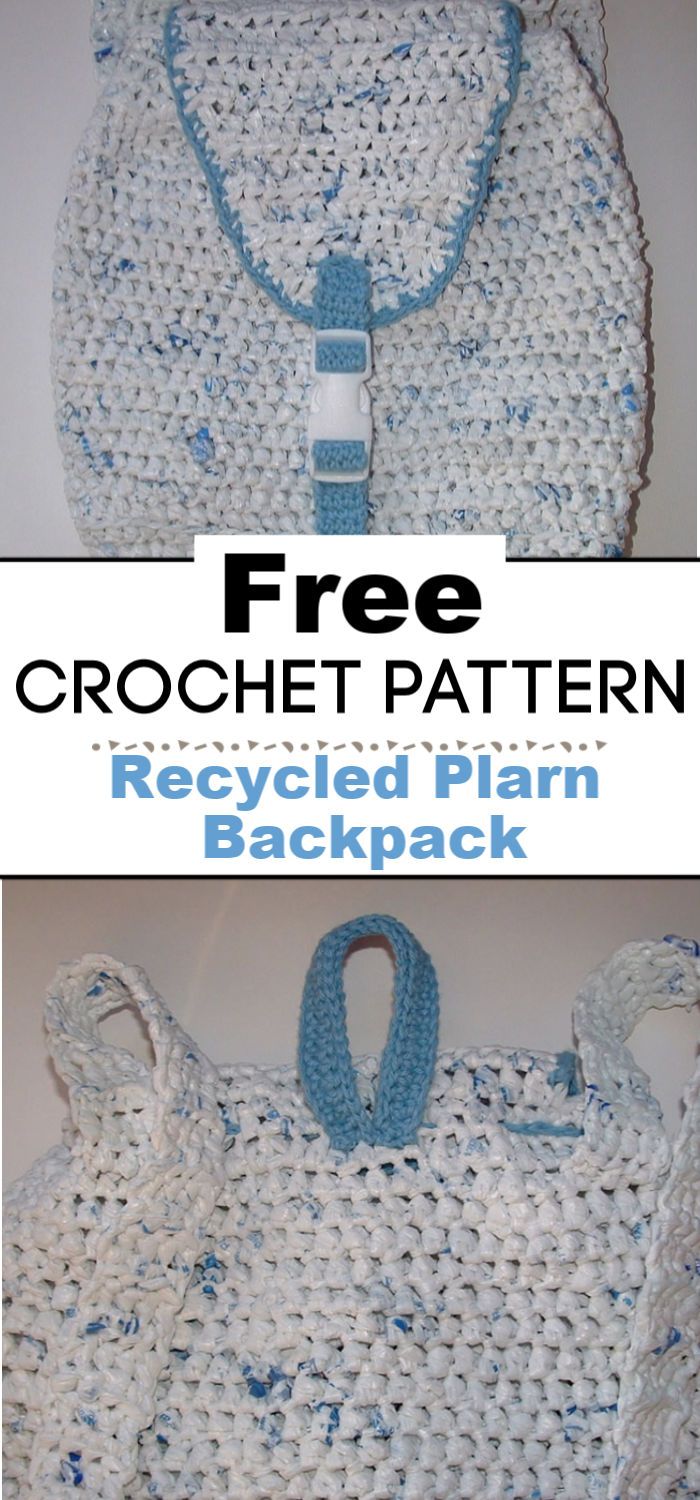 Recycled Plarn Backpack Pattern