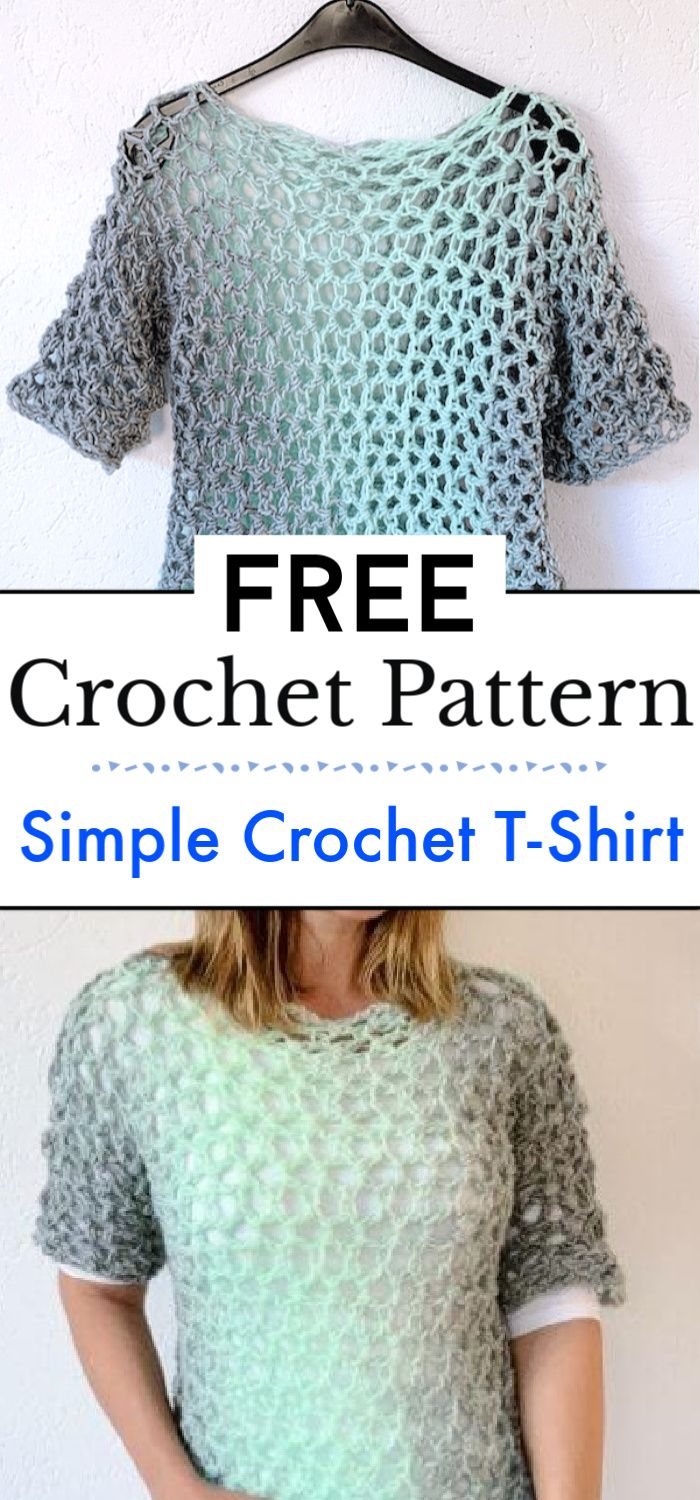 Simple Crochet T Shirt