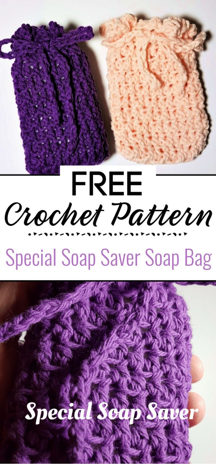 1.Special Soap Saver Pattern Soap Bag With Video Tutorial 1
