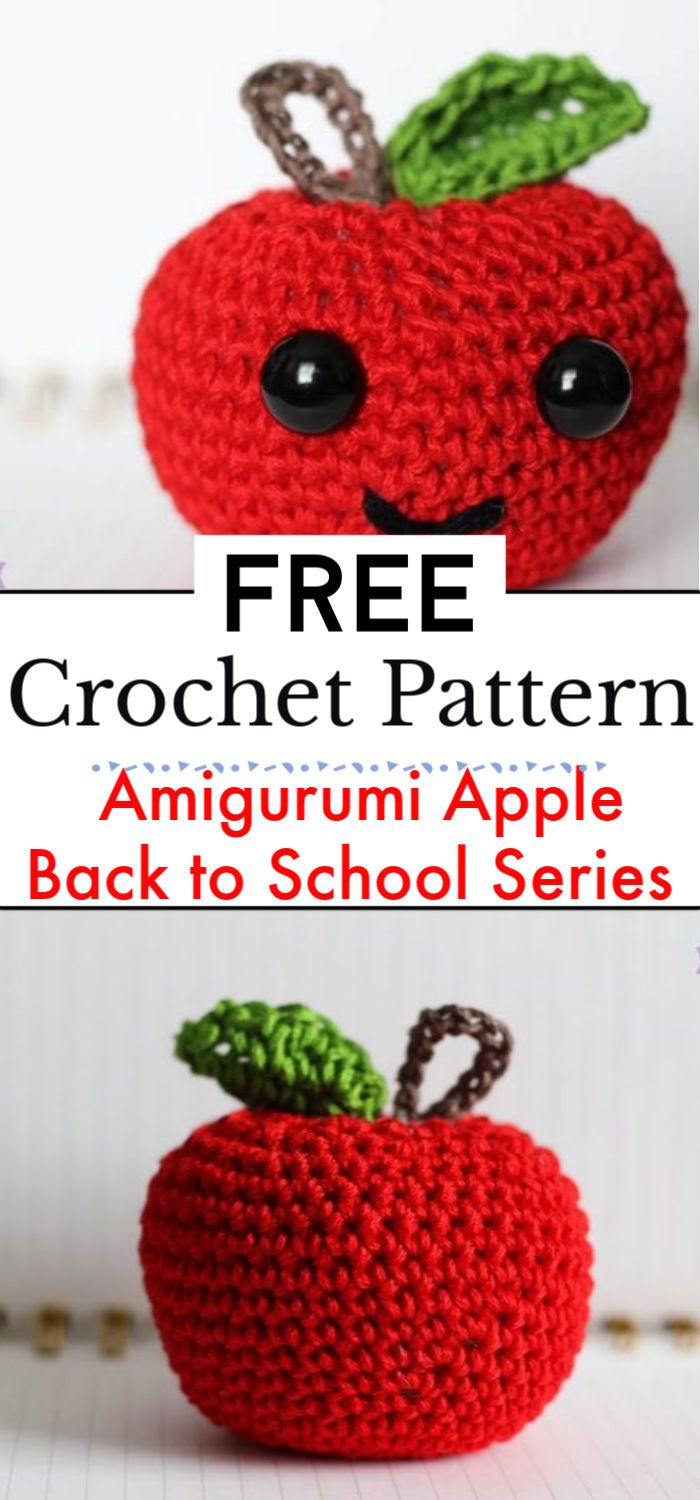 Amigurumi Apple Back to School Series