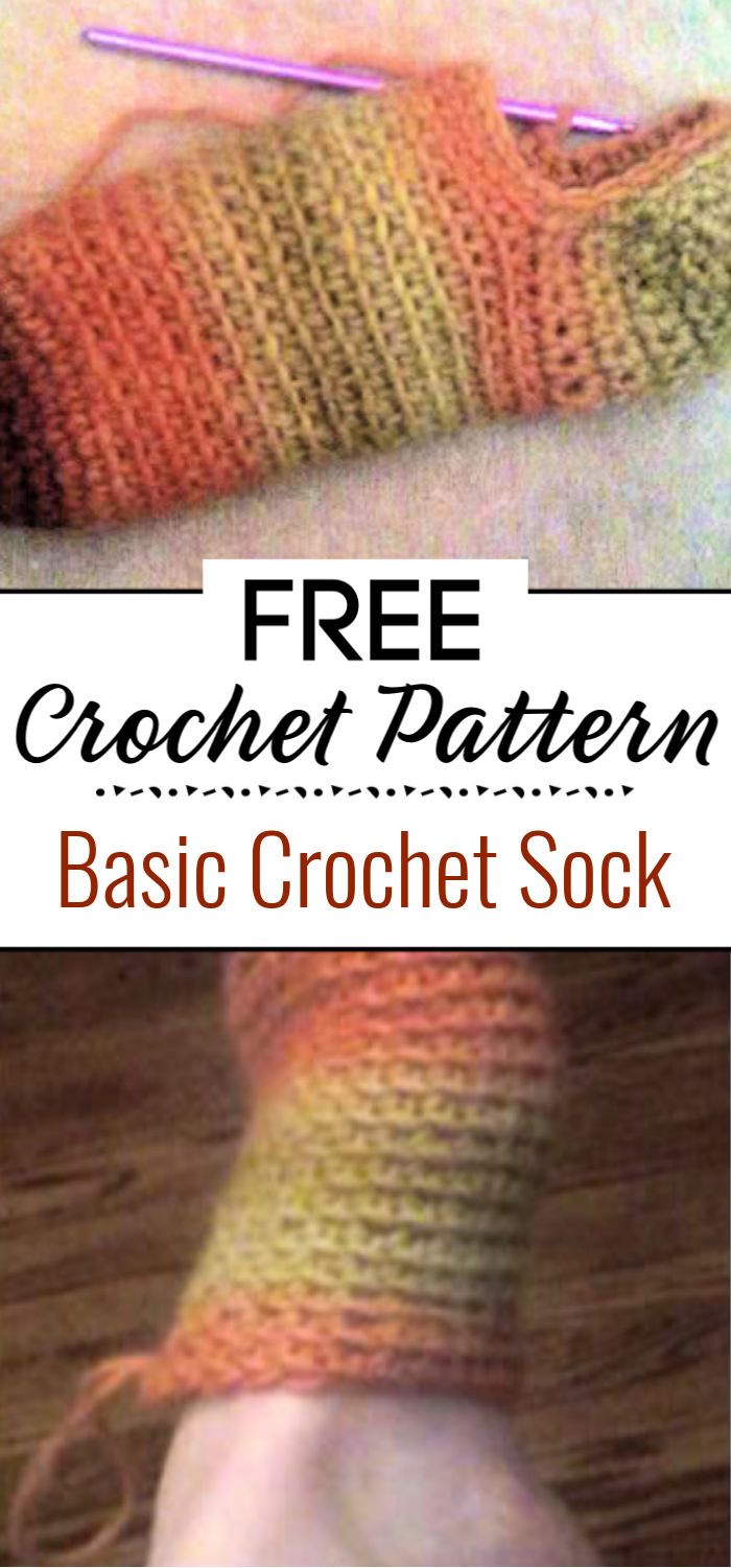 Basic Crochet Sock