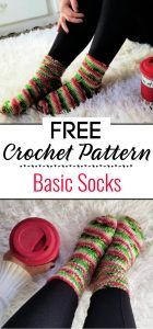 10 Crochet Socks Pattern For Beginners - Crochet with Patterns