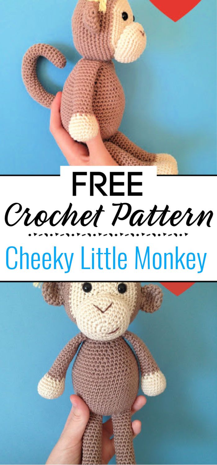 Cheeky Little Monkey Free Pattern