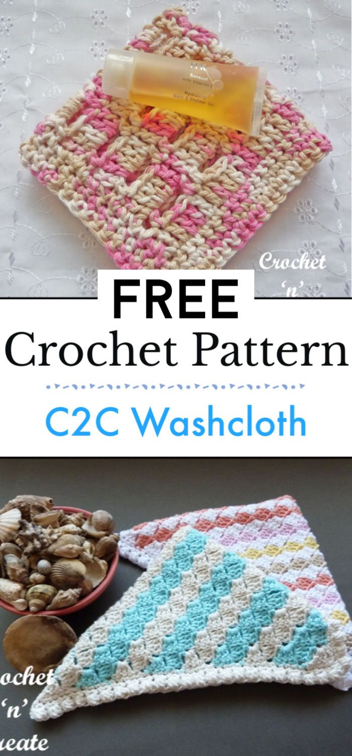 Crochet C2C Washcloth