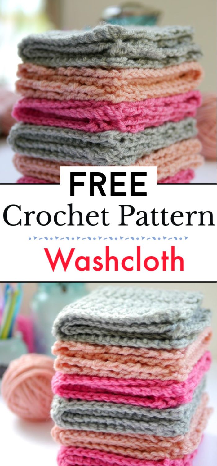 Crochet Washcloth Pattern Free
