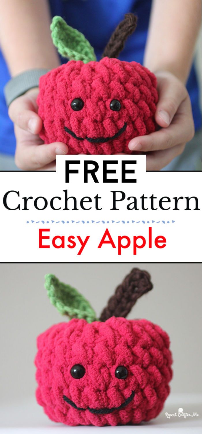 Easy Crochet Apple
