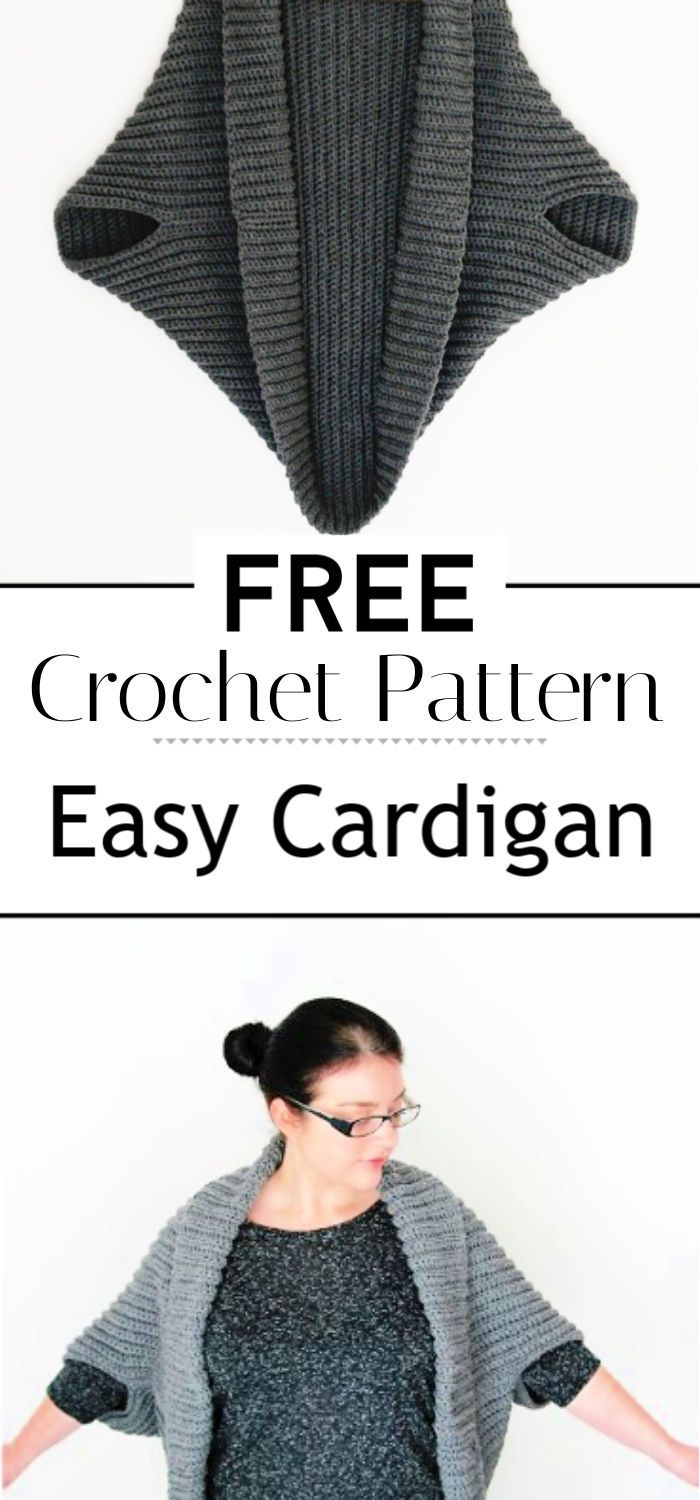 Easy Crochet Cardigan Free Pattern