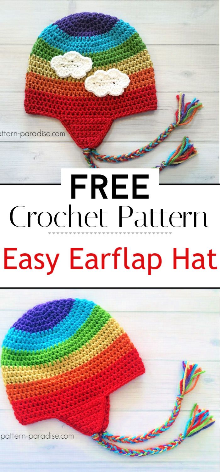 Free Crochet Pattern Easy Earflap Hat